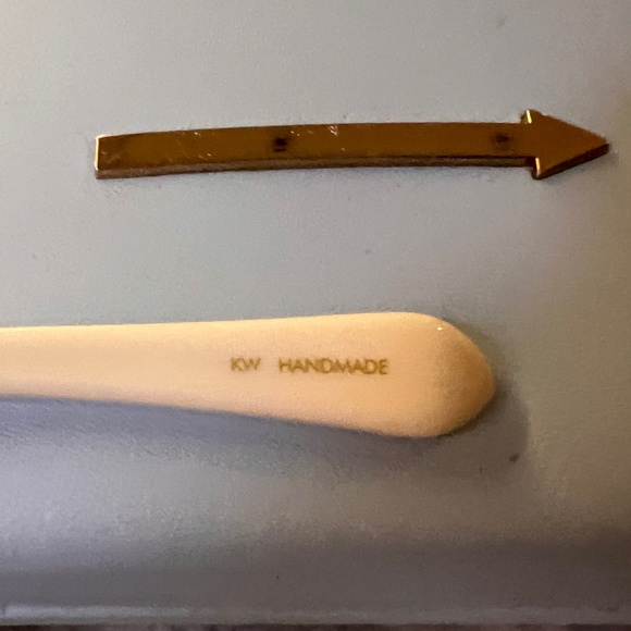 Karen Walker Deep Worship 55mm Sunglasses Ecru - Picture 8 of 11